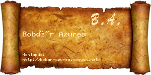 Bobár Azurea névjegykártya